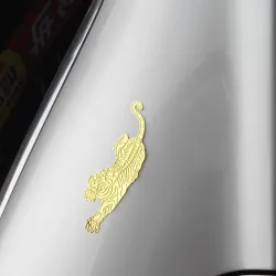 Pegatinas3D tiger - car sticker - chrome emblem - soft PVC - waterproof
