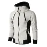 Hoodies & SudaderaFashionable men's hoodie - with turtleneck - long sleeves / pockets / zippers