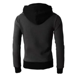 Hoodies & SudaderaFashionable men's hoodie - with turtleneck - long sleeves / pockets / zippers