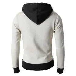 Hoodies & SudaderaFashionable men's hoodie - with turtleneck - long sleeves / pockets / zippers