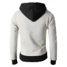 Hoodies & SudaderaFashionable men's hoodie - with turtleneck - long sleeves / pockets / zippers