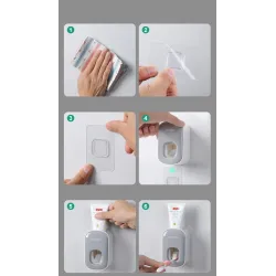 Baño & AseoAutomatic toothpaste dispenser - wall mounted