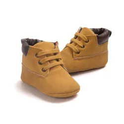 ZapatosZapatos de cuero para bebés / bebés - suela blanda - primeros caminantes