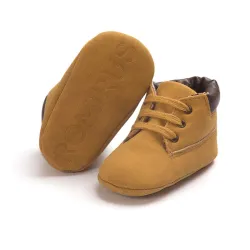 ZapatosZapatos de cuero para bebés / bebés - suela blanda - primeros caminantes