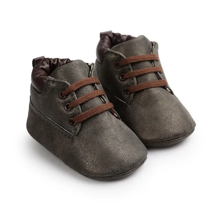 ZapatosZapatos de cuero para bebés / bebés - suela blanda - primeros caminantes