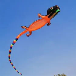 CometaLagarto grande - gecko - cometa - inflable - línea simple - 12m