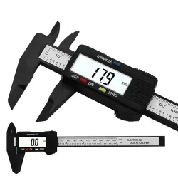 CalibradorPinza digital de 6 pulgadas y 150 mm - regla - medición de precisión - fibra de carbono