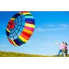Colorful rainbow with spider - large kite - 2.5mKites
