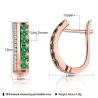 AretesCopper rose gold plated earring for women - gift