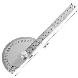 MediciónProtractor angle - 145mm - stainless steel - high quality