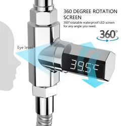 Baño & AseoWater temperature meter - led display - 360 degrees rotation for shower