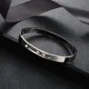 PulseraElegant bracelet for women - shining crystals - sliding clasp - gold / silver / rose in colour