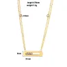 CollarCharming chain necklace for women - rose gold colour - 45cm length - sterling silver