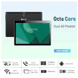 TabletsTablet 4G de 10,1 pulgadas - 2GB RAM - 32GB ROM - Google Play - Android 9 - Octa Core - WiFi - Bluetooth - GPS - cámara