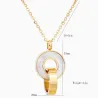 Conjuntos de joyasGold plated jewellery set - pendant necklace with earrings