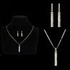 Conjuntos de joyasRhinestone Jewellery set for women  - necklace with earrings