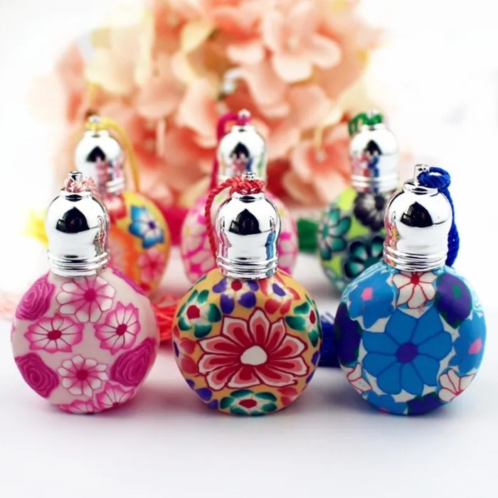PerfumeBotellas de vidrio vacías de colores - con roll on - recargables - envase de perfume - 10 piezas - 10ml