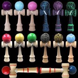 Hilandero inquietoJuguetes de madera Kendama - pelota de malabares - alivio del estrés / juguete educativo - para adultos / n...