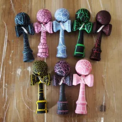 Hilandero inquietoJuguetes de madera Kendama - pelota de malabares - alivio del estrés / juguete educativo - para adultos / n...