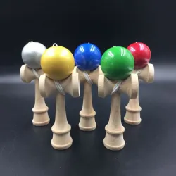 Hilandero inquietoJuguetes de madera Kendama - pelota de malabares - alivio del estrés / juguete educativo - para adultos / n...