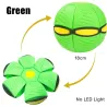 JuguetesForma de flor plana - bola de disco - OVNI volador - con LED - juguete arrojadizo