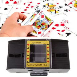 Rompecabezas & juegosBarajador automático de cartas de póquer - con batería