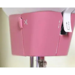 Mini electric sewing machine - dual speed - double threads - leaves / birds patternTextile