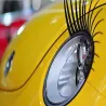 PegatinasDecoración de faros de coche - pegatina - pestañas negras 3D