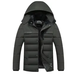 ChaquetasChaqueta gruesa y cálida de invierno con capucha