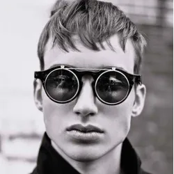 Gafas de solGafas de sol vintage flip up - estilo steampunk - doble capa - unisex