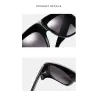 Gafas de solGafas de sol grandes de moda - con tinte - con adorno de metal dorado - unisex
