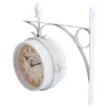 RelojesReloj de pared antiguo - doble cara - hierro blanco