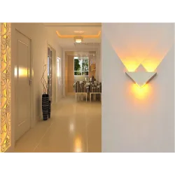 ApliquesAplique moderno - forma de triángulo - aluminio - LED - 3W