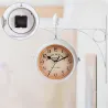 RelojesReloj de pared antiguo - doble cara - hierro blanco