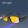 Gafas de solGafas de lectura - lentes amarillas de visión nocturna - con luz LED