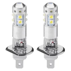 H1Faro de coche - Bombilla LED - 6000K - H1 - 80W - 2 piezas