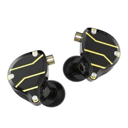 AuricularesQKZ ZXN - Auriculares de alta resolución - Auriculares intrauditivos con cable - Doble imán - 2 pines - 1DD