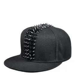 Sombreros & gorrasGorra de béisbol de moda - snapback plano - con remaches - estilo Hip Hop / Punk / Rock