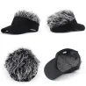 Baseball cap with spiked hairs - adjustableHats & Caps