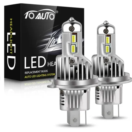 H1Bombilla LED coche / moto - 6000K - chip CSP - H1 / H3 / H7 / H11 / H4/9003/HB2 Hi/Lo / 9006/HB4 - 2 piezas