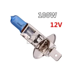 H1H1 - 100W - 12V - 5000k blanco - bombilla halógena - faro de coche - 10 piezas