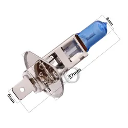 H1H1 - 100W - 12V - 5000k blanco - bombilla halógena - faro de coche - 10 piezas