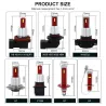 H3Bombilla LED para automóvil - antiniebla / señal / luz de conducción - súper brillante - H1 / H3 - 2 piezas
