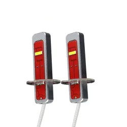 H3Bombilla LED para automóvil - antiniebla / señal / luz de conducción - súper brillante - H1 / H3 - 2 piezas