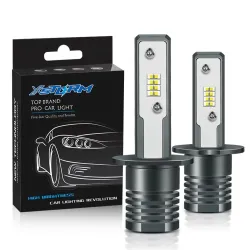 H3Bombilla LED para coche - superbrillante - H1 / H3 - 20W - 6000K - 2 piezas