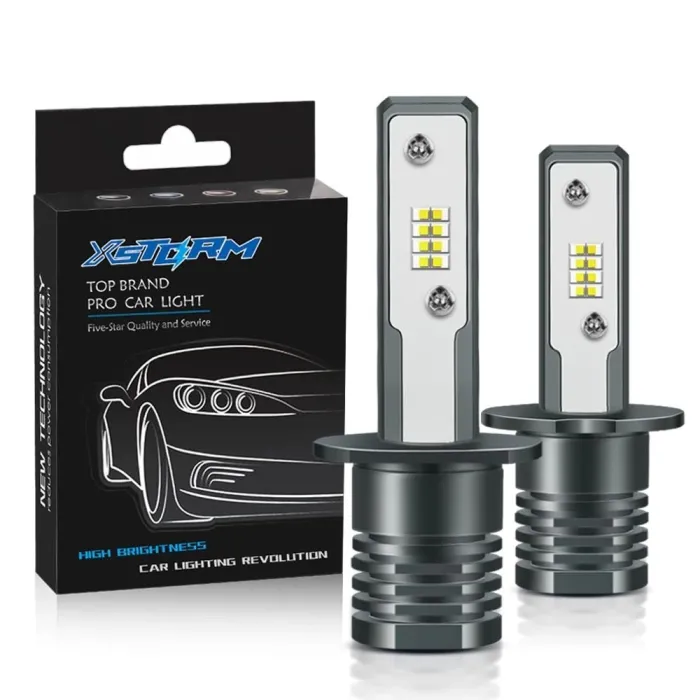 H3Bombilla LED para coche - superbrillante - H1 / H3 - 20W - 6000K - 2 piezas