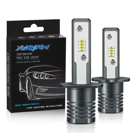 H3Bombilla LED para coche - superbrillante - H1 / H3 - 20W - 6000K - 2 piezas