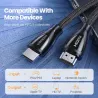 Ugreen - HDMI 2.1 cable - 8K/60Hz / 4K/120Hz - 48Gbps - HDR10 / HDCP2.2Cables