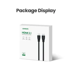 CablesUgreen - Cable HDMI 2.1 - 8K/60Hz / 4K/120Hz - 48Gbps - HDR10 / HDCP2.2