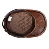 Flat baseball cap - with ear flaps - genuine leatherHats & Caps